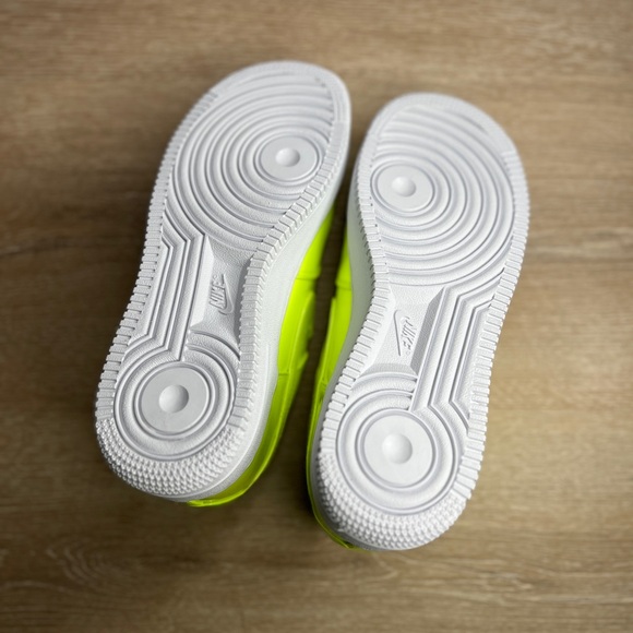 Nike Air Force One LV8 UV Light Reactive Volt Lime Yellow - Picture 8 of 8